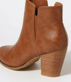Cady Tan Ankle Boots -Lynx Shoes Shop IL11385TANSM 6