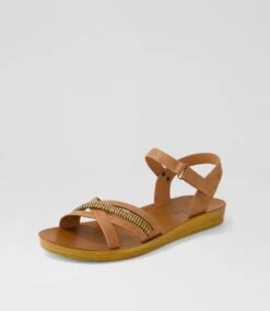 Kelia Tan Mix Sandals -Lynx Shoes Shop IL11515TANEX 3