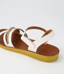 Kelia White Mix Sandals -Lynx Shoes Shop IL11515WHIEX 6