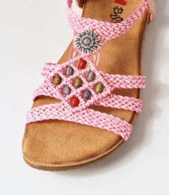 Fiorente Pink Multi Sandals 10 Fiorente Pink Multi Sandals -Lynx Shoes Shop IL11520PINHG 5