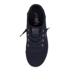 Mynka Navy Canvas -Lynx Shoes Shop IL11531DBYCA 6