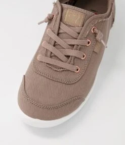 Mynka Taupe Canvas Sneakers -Lynx Shoes Shop IL11531NGVCA 5