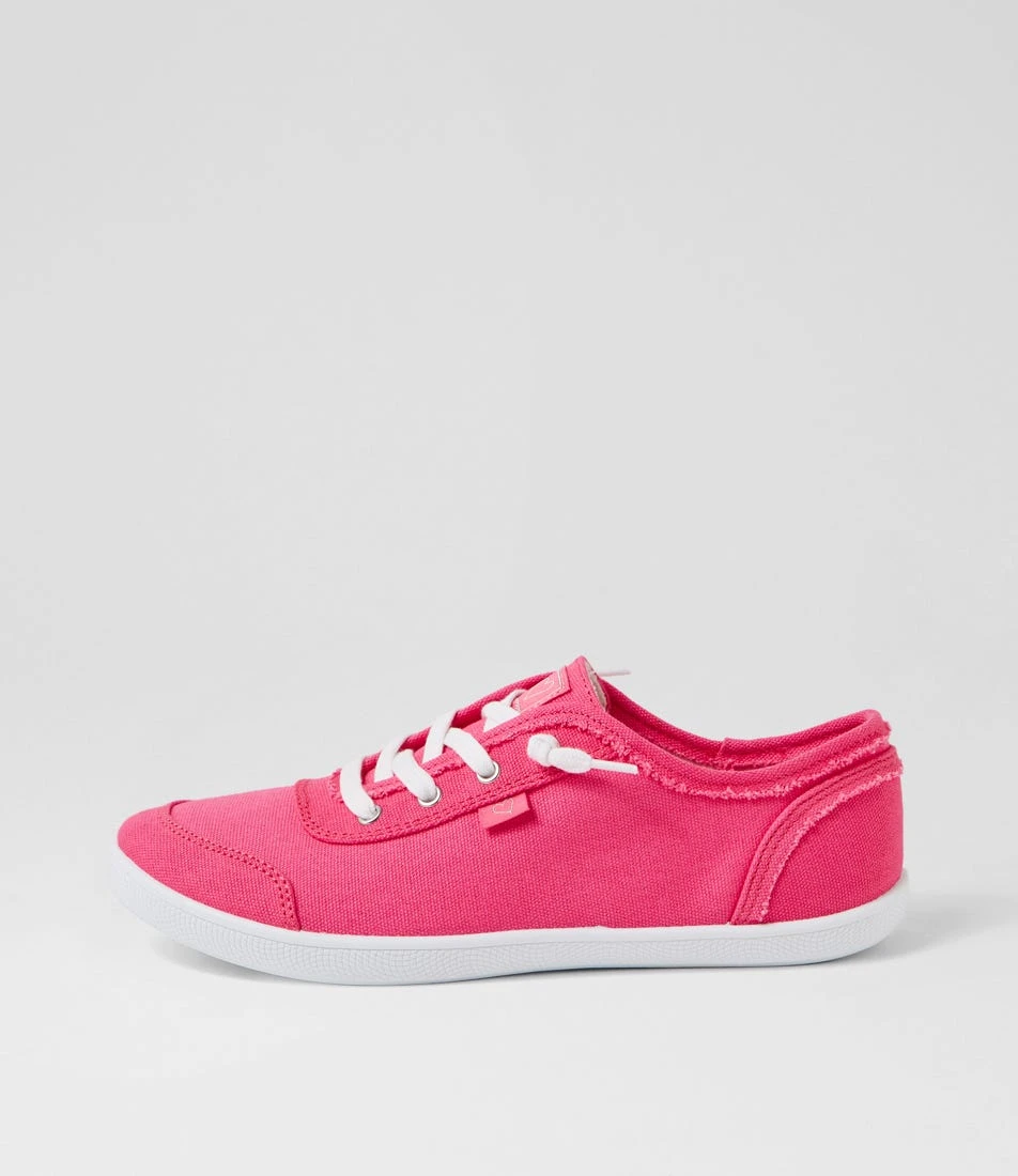 Mynka Fuchsia Canvas Sneakers 3 Mynka Fuchsia Canvas Sneakers