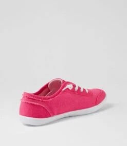 Mynka Fuchsia Canvas Sneakers 9 Mynka Fuchsia Canvas Sneakers -Lynx Shoes Shop IL11531P22CA 4