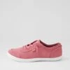 Mynka Dark Rose Canvas Sneakers -Lynx Shoes Shop IL11531PRECA 2