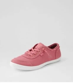 Mynka Dark Rose Canvas Sneakers -Lynx Shoes Shop IL11531PRECA 3