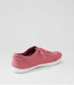 Mynka Dark Rose Canvas Sneakers -Lynx Shoes Shop IL11531PRECA 4