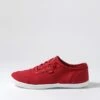 Mynka Red Canvas Sneakers -Lynx Shoes Shop IL11531REDCA 2