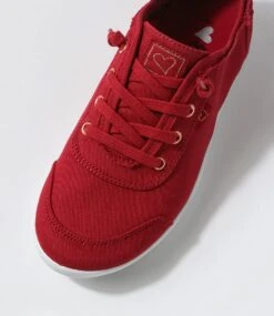 Mynka Red Canvas Sneakers -Lynx Shoes Shop IL11531REDCA 5