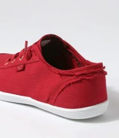 Mynka Red Canvas Sneakers -Lynx Shoes Shop IL11531REDCA 6