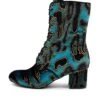 Kulah Blue Animal Velvet -Lynx Shoes Shop IL11560D0SIT 4