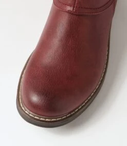 Maldivian Bordeaux Knee High Boots -Lynx Shoes Shop IL11604R07SM 5