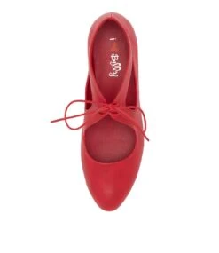 Everest Red Flat Mary Janes -Lynx Shoes Shop IL11607REDSM 6