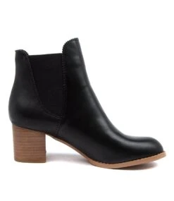 Jalises2 Blk-nat Heel Smo -Lynx Shoes Shop IL11608BBLSM 5