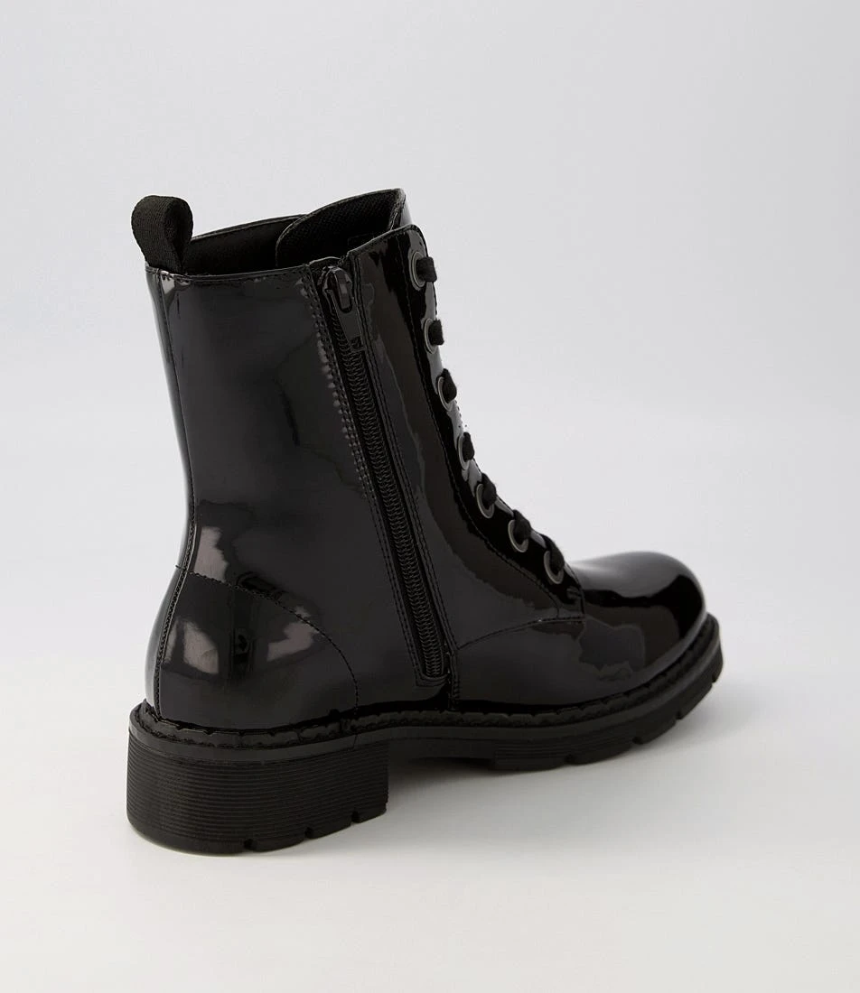 Anabelo2 Black Patent Pu Ankle Boots 5 Anabelo2 Black Patent Pu Ankle Boots - Image 3