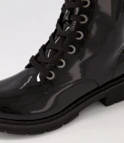 Anabelo2 Black Patent Pu Ankle Boots 11 Anabelo2 Black Patent Pu Ankle Boots -Lynx Shoes Shop IL11627BLAUU 6