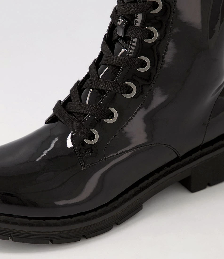 Anabelo2 Black Patent Pu Ankle Boots 7 Anabelo2 Black Patent Pu Ankle Boots - Image 5