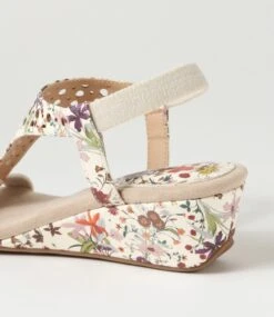 Beatriz Vanilla Blossomy Sandals -Lynx Shoes Shop IL11642KXUSM 6