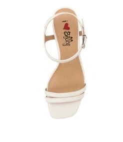 Bonnin White Patent Pu -Lynx Shoes Shop IL11644WHIUU 6