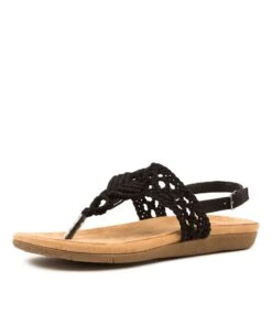 Frice Black Crochet-micro -Lynx Shoes Shop IL11662BLAN9 2