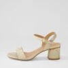 Heyyo Beige Snake Metallic Sandals 2 Heyyo Beige Snake Metallic Sandals -Lynx Shoes Shop IL11672KXRSM 2