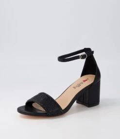 Jophia Black Jewels Sandals -Lynx Shoes Shop IL11677BLAO5 3