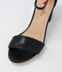 Jophia Black Jewels Sandals -Lynx Shoes Shop IL11677BLAO5 5