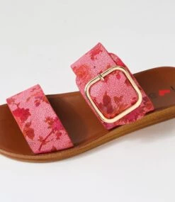 Koriemus Berry Floral Microsuede Sandals -Lynx Shoes Shop IL11688RYLMS 6