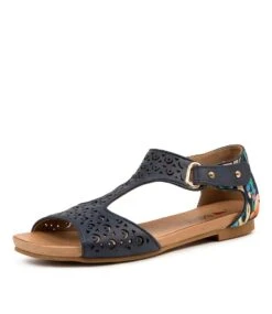 Raff Navy-navy Print -Lynx Shoes Shop IL11760DO75M 2