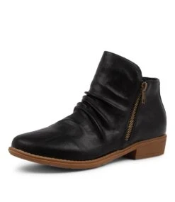 Rosie Black Ankle Boots -Lynx Shoes Shop IL11791BLASM 2