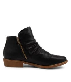 Rosie Black Ankle Boots -Lynx Shoes Shop IL11791BLASM 5