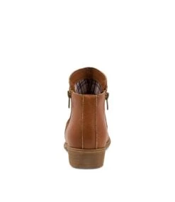 Rosie Tan Smooth Ankle Boots -Lynx Shoes Shop IL11791TANSM 3