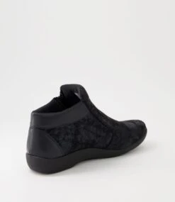 Valora Black Ankle Boots -Lynx Shoes Shop IL11798BLASM 4