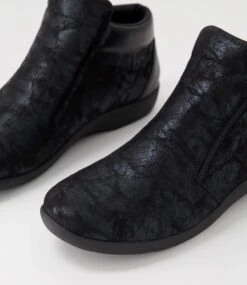 Valora Black Ankle Boots -Lynx Shoes Shop IL11798BLASM 6