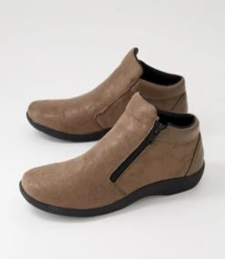 Valora Taupe Ankle Boots -Lynx Shoes Shop IL11798NGVSM 6