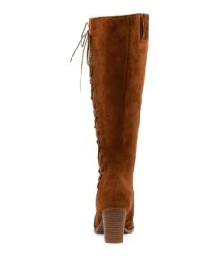 Carbine Tan Microsuede Knee High Boots 9 Carbine Tan Microsuede Knee High Boots -Lynx Shoes Shop IL11810TANMS 3