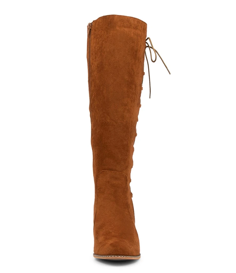 Carbine Tan Microsuede Knee High Boots 7 Carbine Tan Microsuede Knee High Boots - Image 5