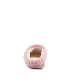 Fleecy Pink Fabric Slippers -Lynx Shoes Shop IL11816PINHG 3