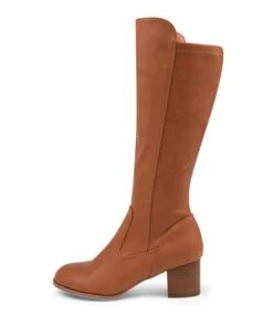 Juddy Tan Knee High Boots