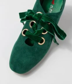 Yalanda Emerald Microsuede Heels 10 Yalanda Emerald Microsuede Heels -Lynx Shoes Shop IL11833H15MS 5