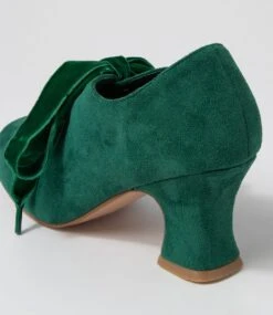 Yalanda Emerald Microsuede Heels 11 Yalanda Emerald Microsuede Heels -Lynx Shoes Shop IL11833H15MS 6