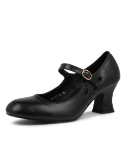 Yeats Black Smooth Heels 8 Yeats Black Smooth Heels -Lynx Shoes Shop IL11835BLASM 2
