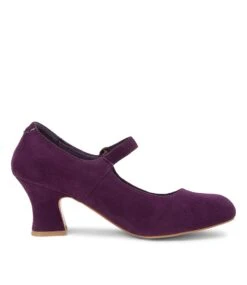 Yeats Eggplant Microsuede Heels -Lynx Shoes Shop IL11835I41MS 5