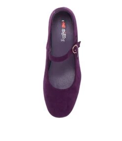 Yeats Eggplant Microsuede Heels -Lynx Shoes Shop IL11835I41MS 6