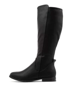 Faraday Black Knee High Boots
