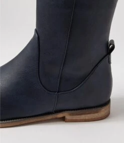 Faraday Navy Knee High Boots 11 Faraday Navy Knee High Boots -Lynx Shoes Shop IL11838DBYSM 6