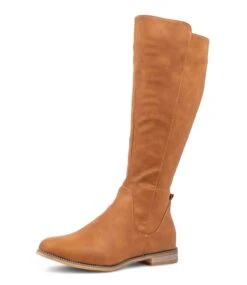 Faraday Tan Knee High Boots 8 Faraday Tan Knee High Boots -Lynx Shoes Shop IL11838TANSM 2