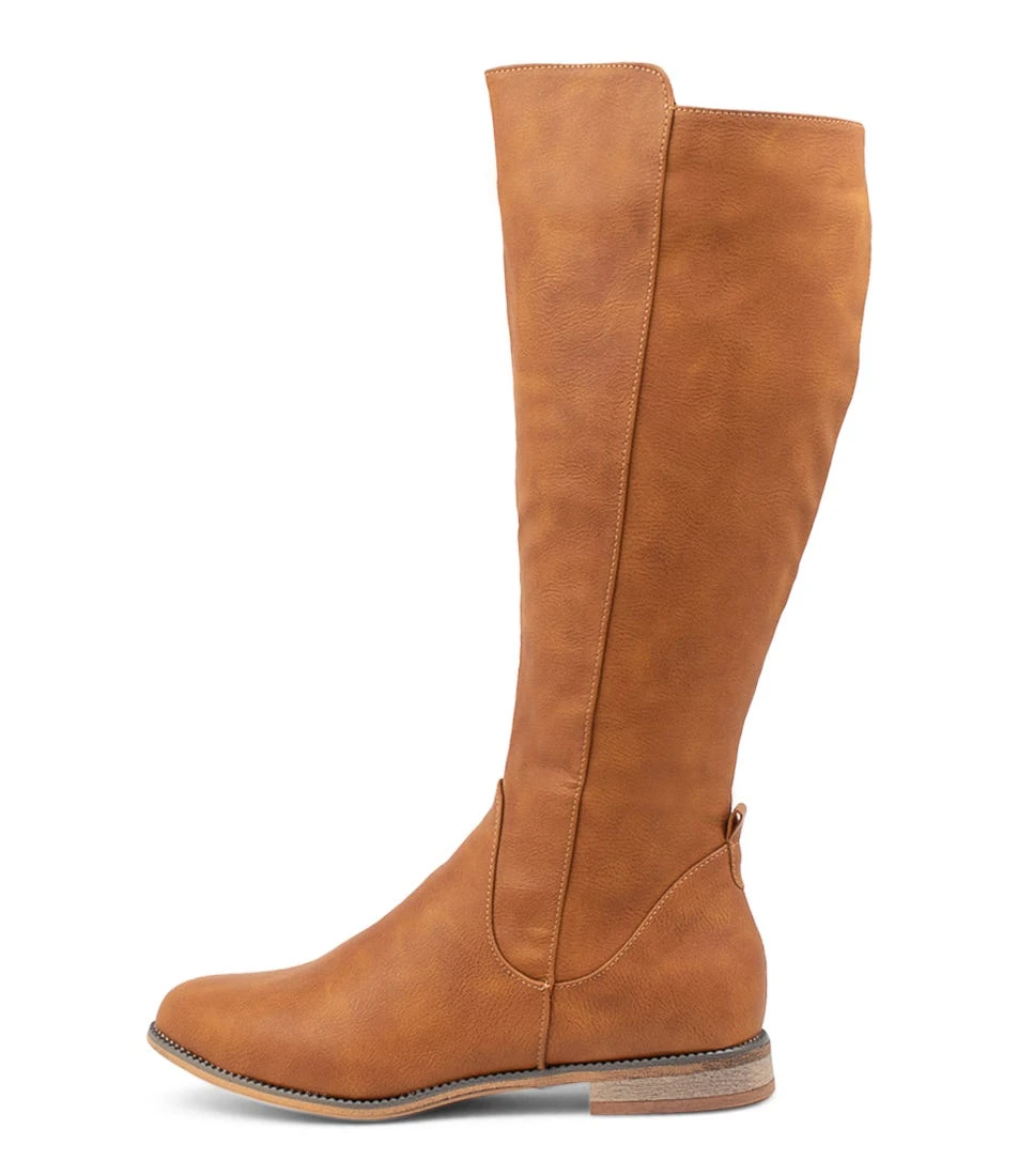 Faraday Tan Knee High Boots 3 Faraday Tan Knee High Boots