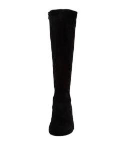 Kanter Black Microsuede Knee High Boots 11 Kanter Black Microsuede Knee High Boots -Lynx Shoes Shop IL11840BLAFT 6