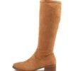 Tenner Caramel Stretch Microsuede Long Boots -Lynx Shoes Shop IL11850T05FT 4